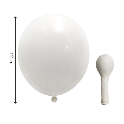 Ballongirlande in Blau, Weiß und Silber, Ballonbogen-Set – Ansicht 6
