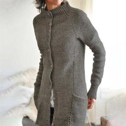 Damen-Strickjacke mit zwei Taschen – Bild 5