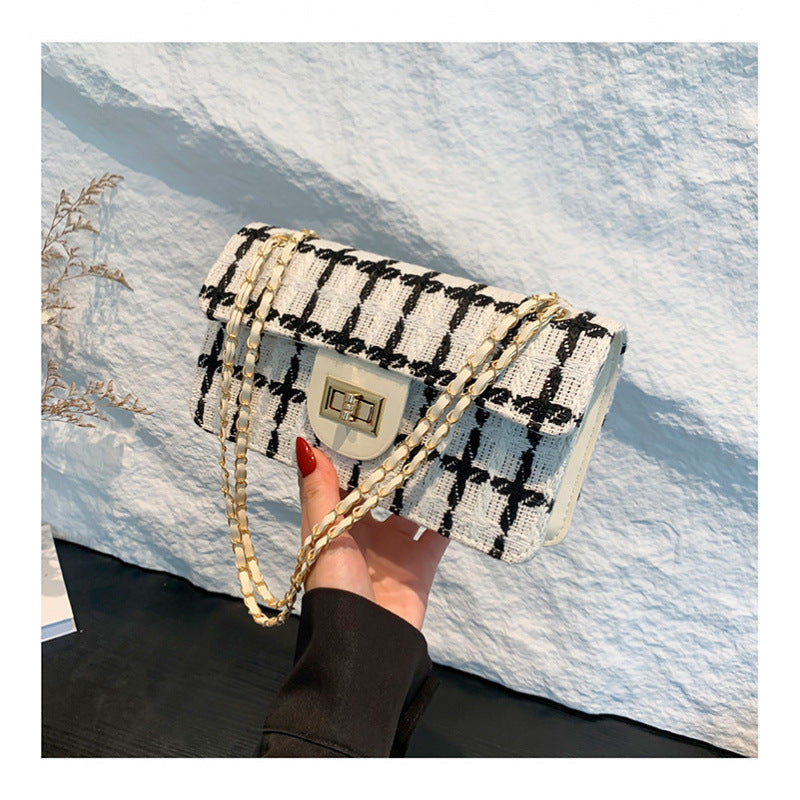 Schultertasche, Kettenriemen Nahaufnahme