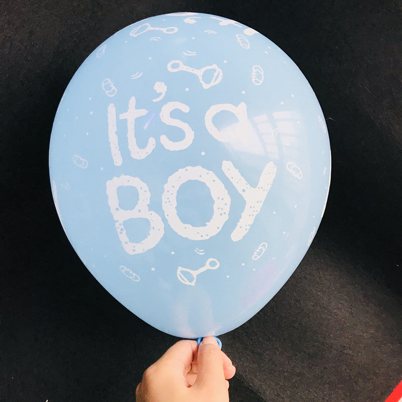 Gender-Reveal-Luftballons in Blau oder Pink, 10 Stück – Ansicht 6