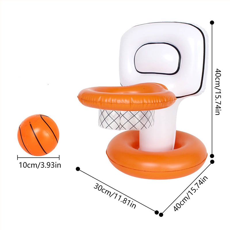 Pool-Basketballkorb, Gesamtansicht