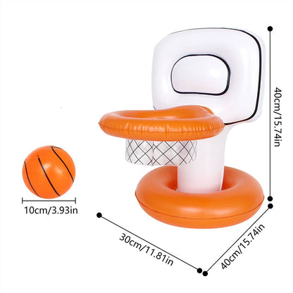 Pool-Basketballkorb, Gesamtansicht