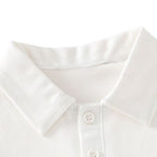 Kids Polo Shirt Set for Boys, Casual Sporty Short Sleeve T-Shirt