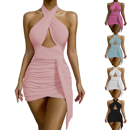 Figurbetontes Bodycon Kleid, Stoffdetail