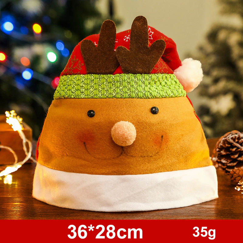 Weihnachtsmütze mit Schneemann, Elch oder Weihnachtsmann – Ansicht 15