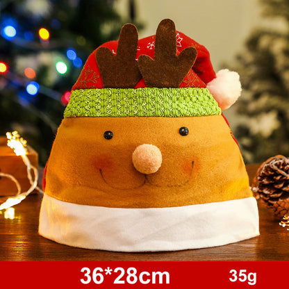 Weihnachtsmütze mit Schneemann, Elch oder Weihnachtsmann – Ansicht 15