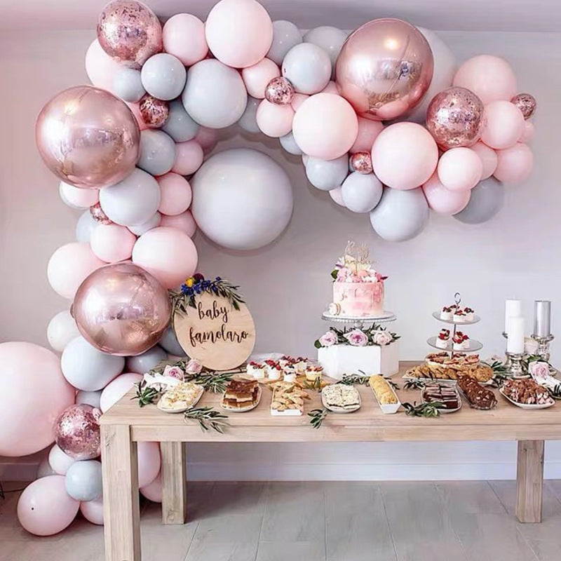 Ballongirlande Macaron, Ballonbogen-Set – Ansicht 1