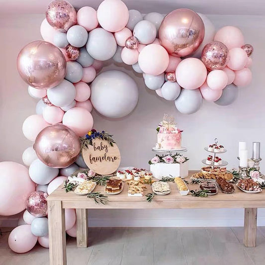 Ballongirlande Macaron, Ballonbogen-Set – Ansicht 1