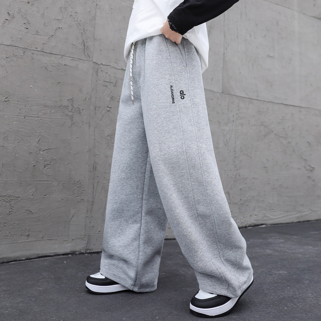 Casual Straight Leg Wide Leg Pants for Boys