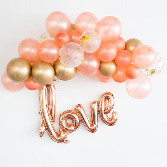 Ballon-Set in Pink fürs Hochzeitszimmer – Ansicht 1