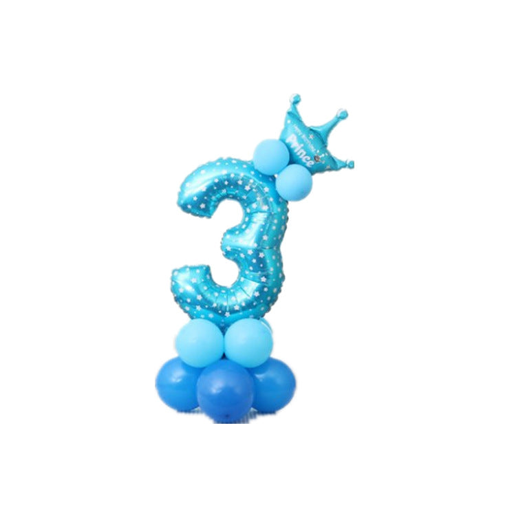 Zahlenballon aus Folie, 32 Zoll – Ansicht 8