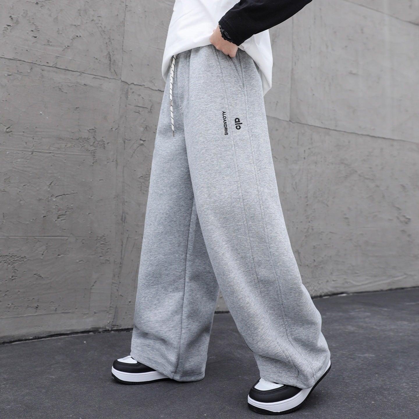 Casual Straight Leg Wide Leg Pants for Boys