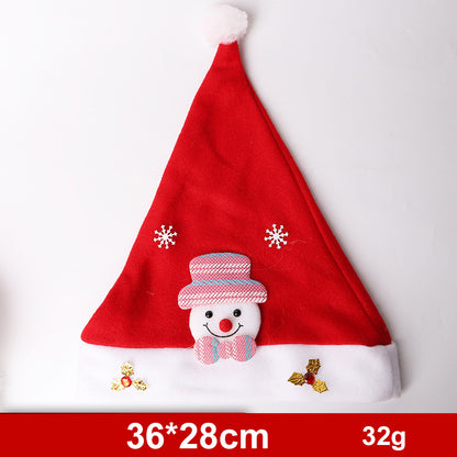 Weihnachtsmütze mit Schneemann, Elch oder Weihnachtsmann – Ansicht 4