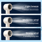 6 Fan Handheld High Speed Fan Mini Portable AC 199 Level Adjustable Personal Cooler for Travel Gym Outdoor
