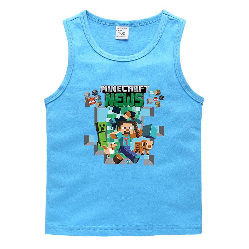 Children's vest cotton base shirt