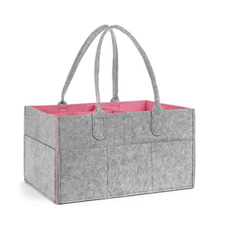 Filz-Wickeltasche für Babyartikel, Aufbewahrung