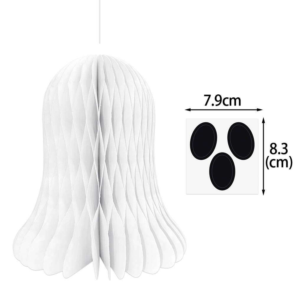 Halloween Decoration Honeycomb Ball Hanging Ornament Halloween Party Decoration Pumpkin Spider 3D Honeycomb