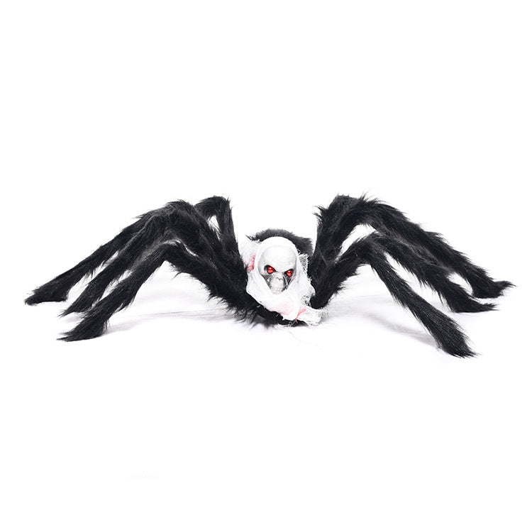 Halloween Decoration Supplies Ghost Head Spider Black Haunted House Bar Decoration Skull Props