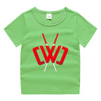 Children's summer short sleeved T-shirt