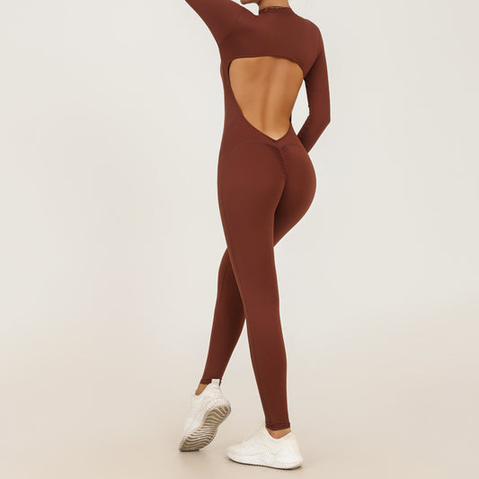 Yoga-Jumpsuit Herbst/Winter, langarm