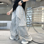 Boy's Casual Cargo Pants, StylishLoose Street Dance Children's Breathable Long Pants Trendy