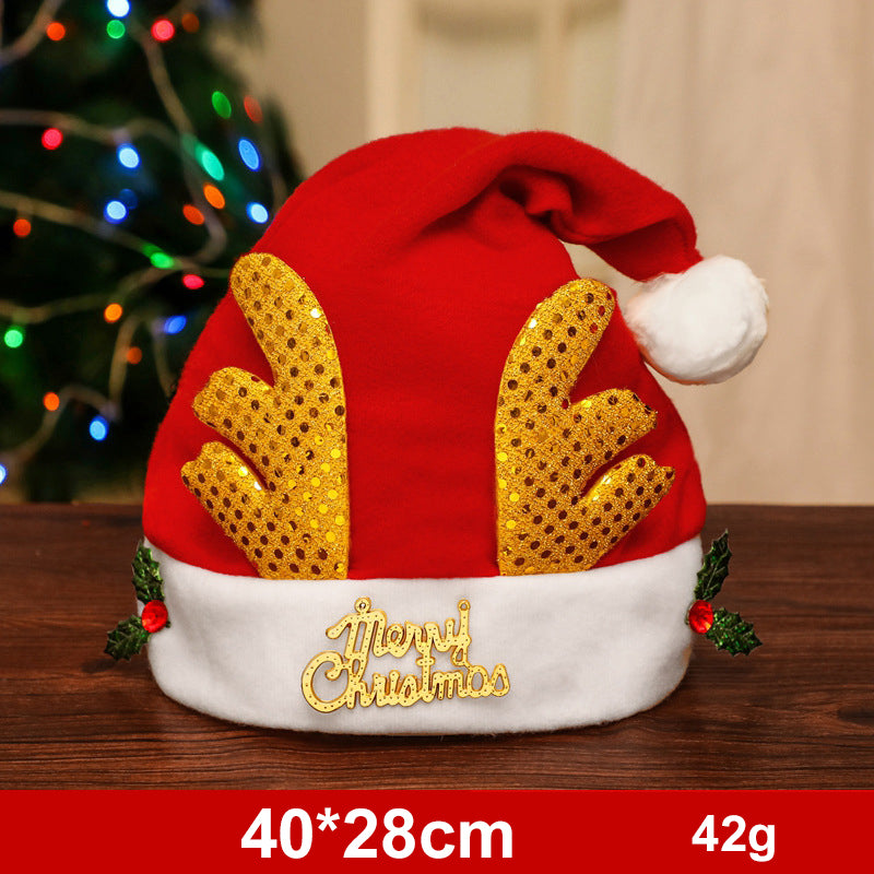 Weihnachtsmütze mit Schneemann, Elch oder Weihnachtsmann – Ansicht 44