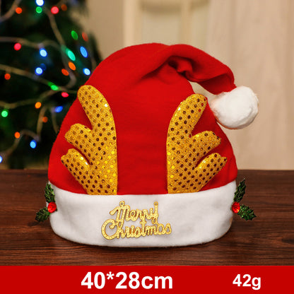 Weihnachtsmütze mit Schneemann, Elch oder Weihnachtsmann – Ansicht 44