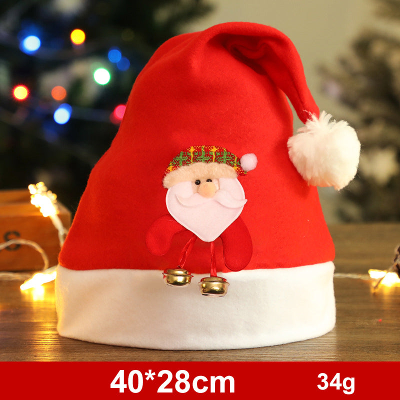 Weihnachtsmütze mit Schneemann, Elch oder Weihnachtsmann – Ansicht 35