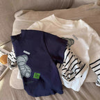Children's Long Sleeve T-Shirt Striped Casual Versatile Kids Basic Top