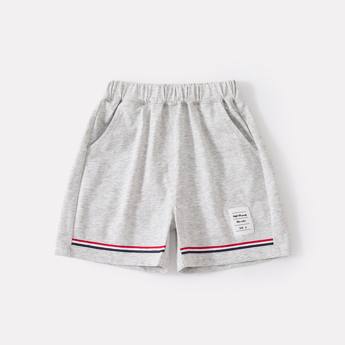 Bestickte Baby-Weste im Colorblock-Design mit Shorts, 2-teilig