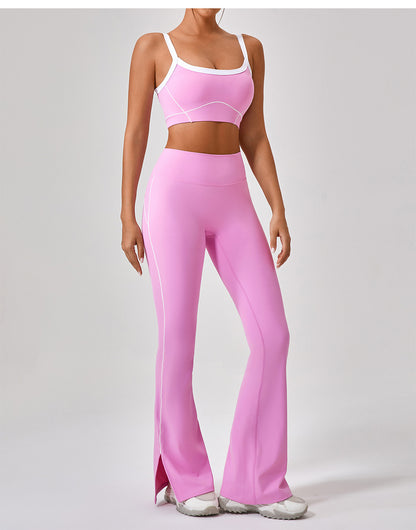Damen Yoga-Set mit Spaghettiträgern – Sport-Top & Leggings – Ansicht 12