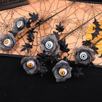 Halloween Decorations Horror Eyeball Maple Leaf Stem Bouquet Halloween Home Party Decoration