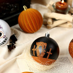 Halloween Decoration Premium Horror Skull Plastic Ball Hanging Ornament Party Decor