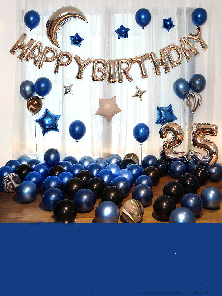 Happy-Birthday-Ballon-Set, Geburtstagsdeko – Ansicht 12