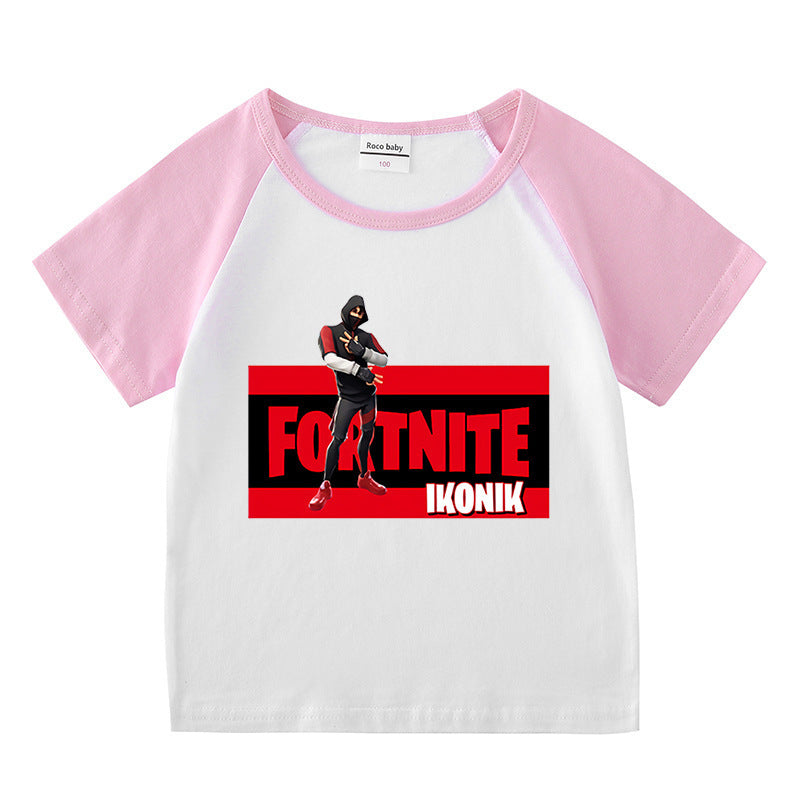 Children's summer clothing short sleeved