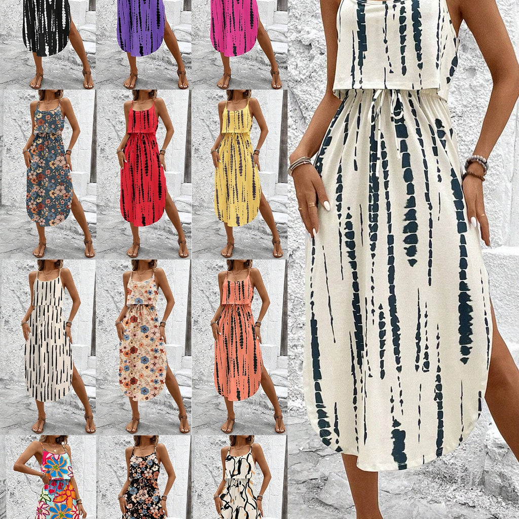 Bedrucktes Camisole-Kleid