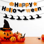 New Halloween Festival Party Decoration Banner, Ghost Festival Happy Halloween Banner