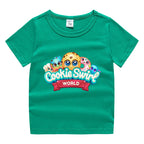 Children's summer short sleeved T-shirt
