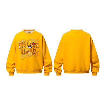 Hoodie mit 3D-Deko-Print Ausgefallenes Design