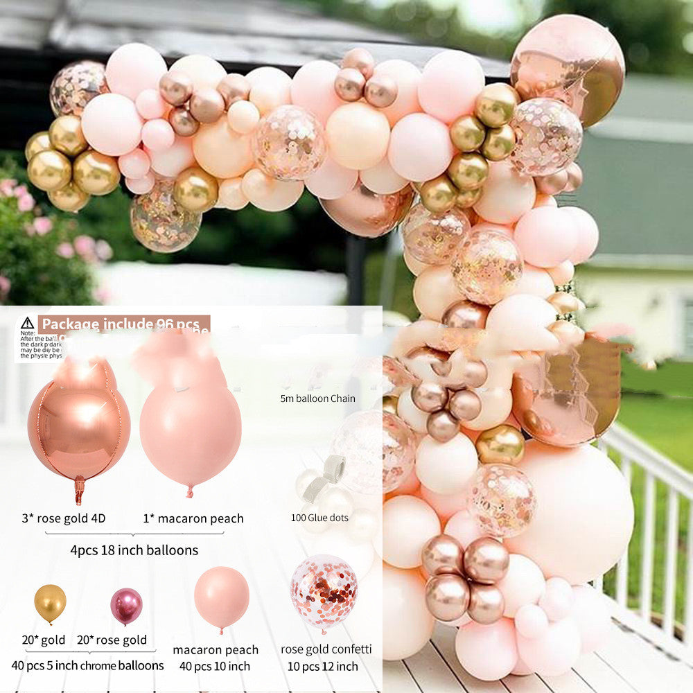 Ballon-Set Macaron für Hochzeit, Babyparty und Geburtstag – Ansicht 2