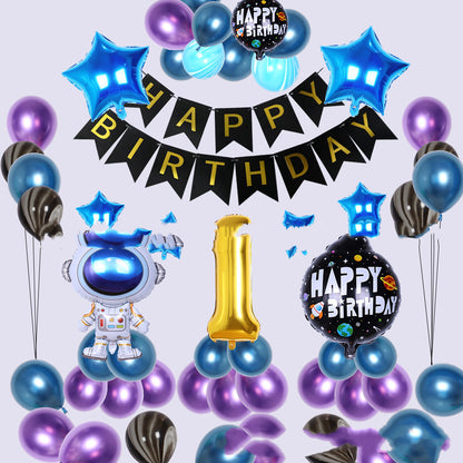 Astronaut Ballon-Set zum Kindergeburtstag – Ansicht 3