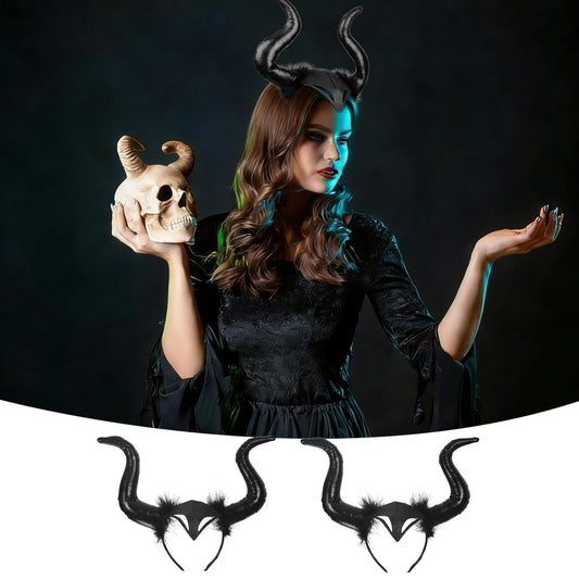 Stierkopf-Kopfschmuck 2er-Set