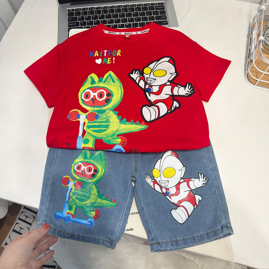 Cooles Jungen-Set kurzarm, zweiteilig