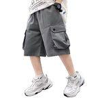 Casual Style Boys' Shorts, Lightweight Cargo Pants