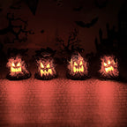 Halloween Decoration Resin Tree Spirit LED Light-Up Resin Ornament Creative Halloween Gift