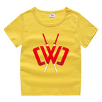 Children's summer short sleeved T-shirt