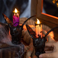 Halloween Decorative Candle Night Light, Halloween Decoration Prop, Candle Holder Ornament, LED Electronic Candle, Party Prop