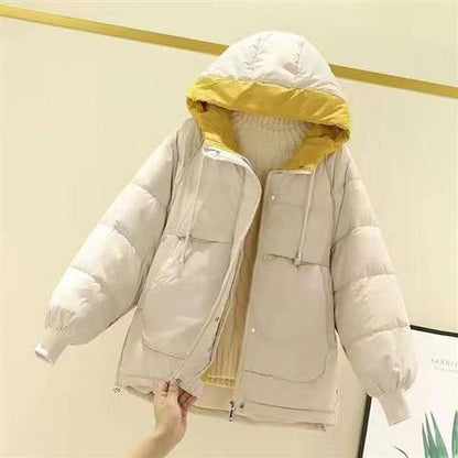 Kurze gefütterte Winterjacke für Damen – Bild 8