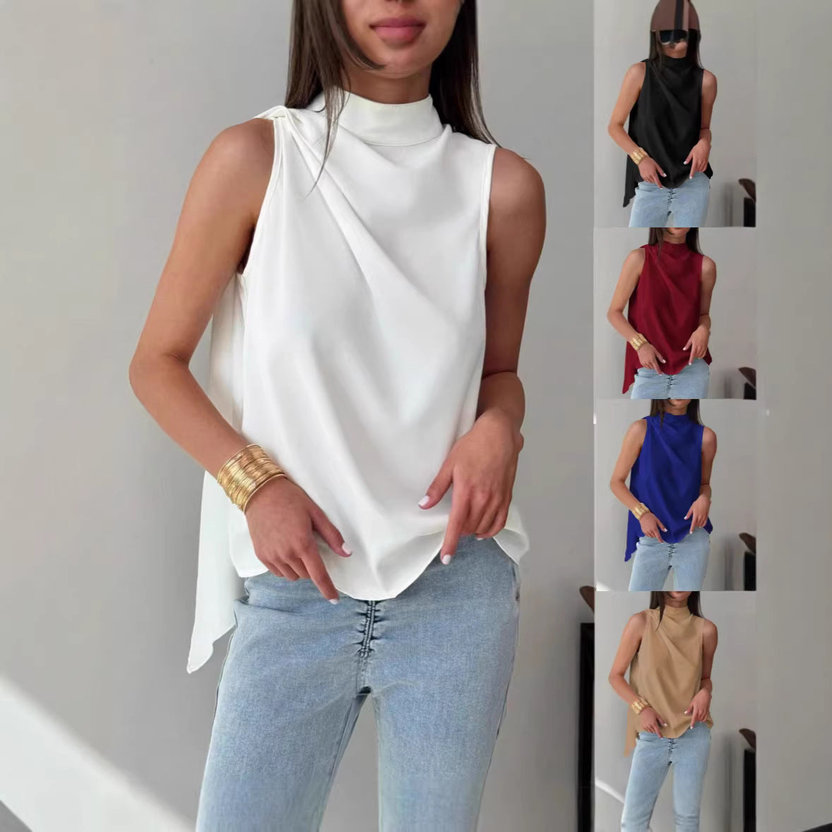 Basic Rollkragen-Shirt