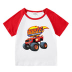 Children's summer short sleeved T-shirt